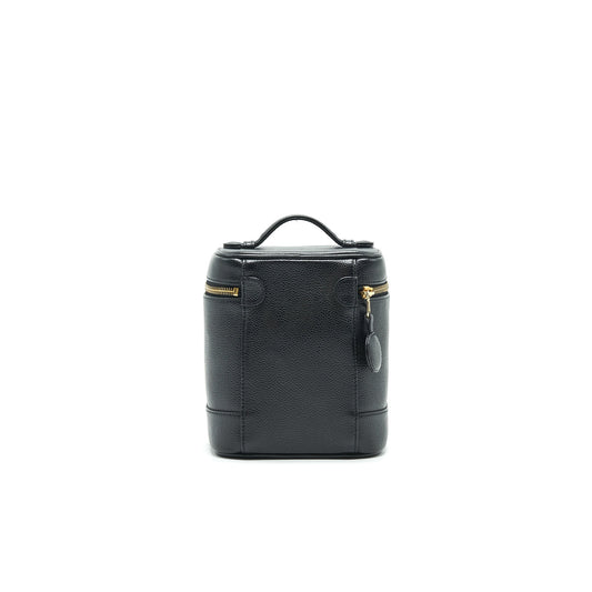 Chanel Vintage Vanity Case Caviar Black GHW