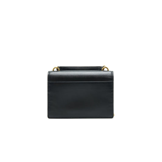 Saint Laurrnt Sunset Chain Wallet Black GHW