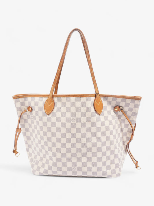 Louis Vuitton Neverfull MM Damier Azur Coated Canvas