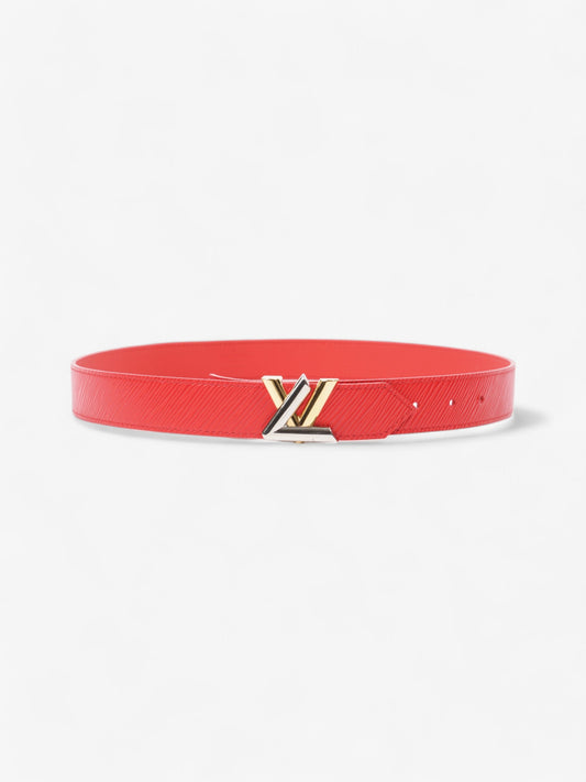 Louis Vuitton Twist Belt Red Epi Leather 80cm 32"