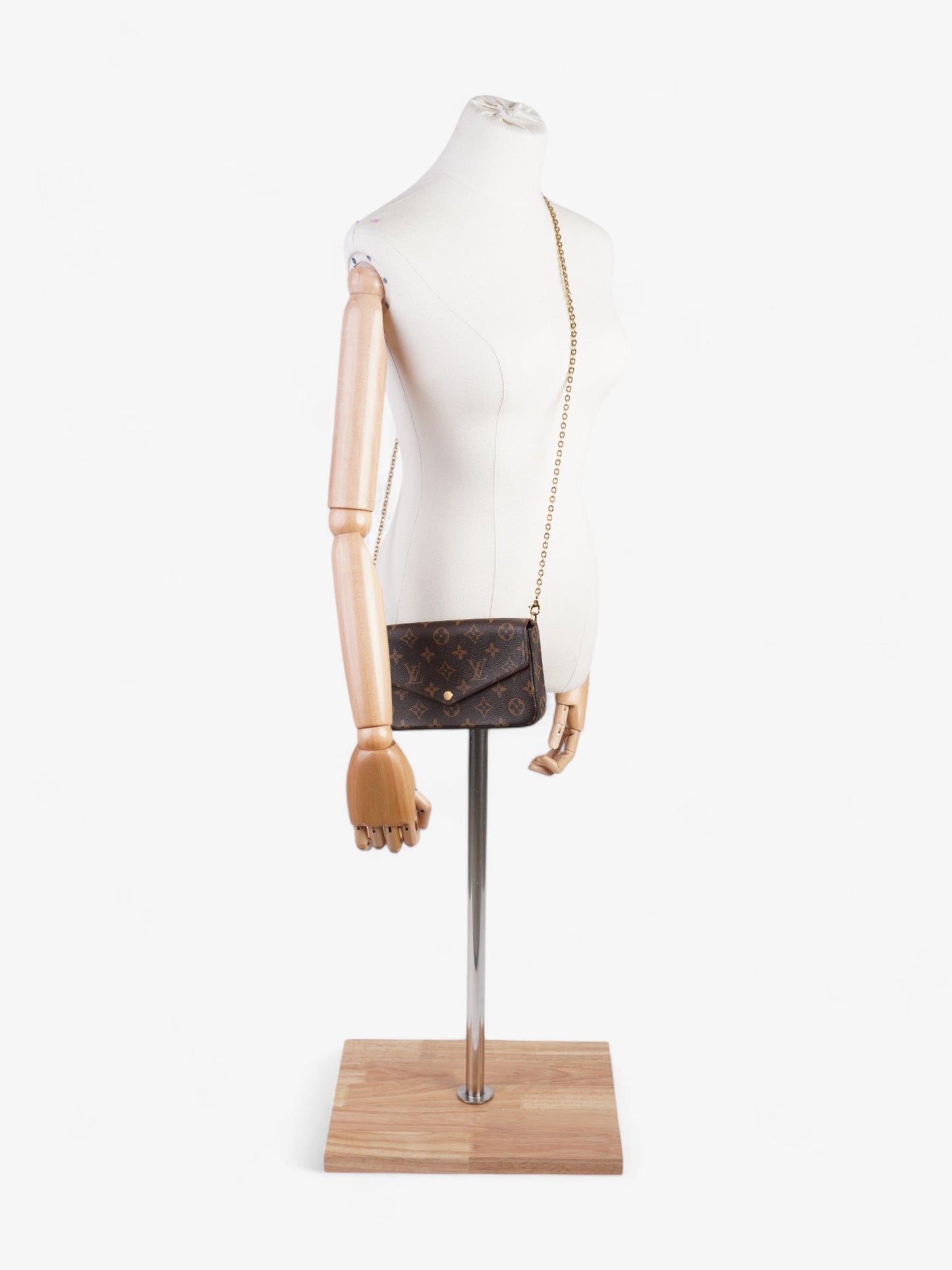 Louis Vuitton Pochette Felice Monogram Coated Canvas