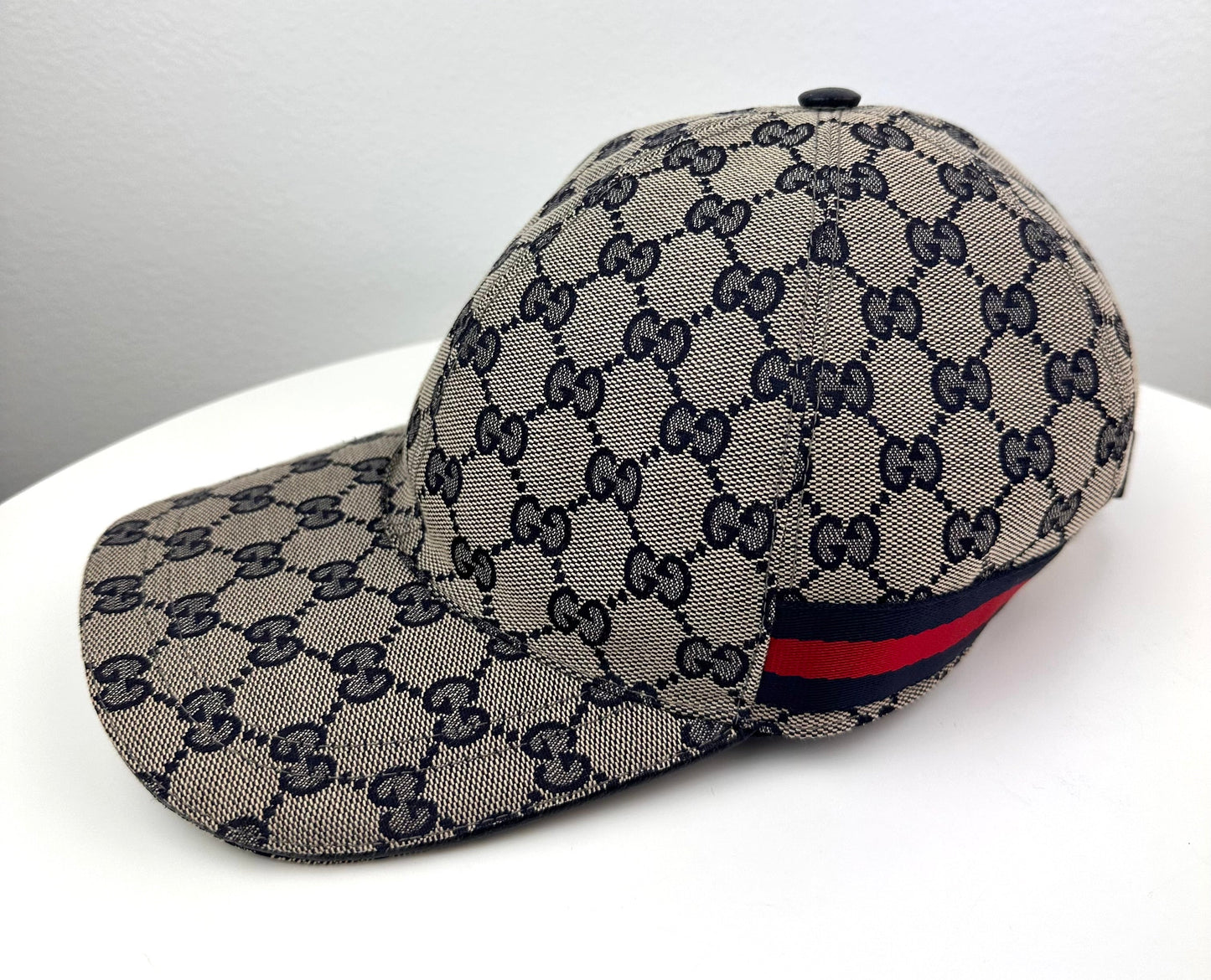 Gucci Original GG Canvas Baseball Cap with Web