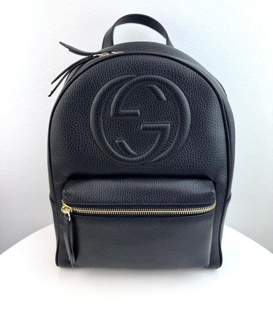 Gucci Soho Chain Backpack Black