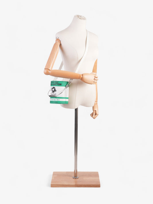 Louis Vuitton Paint Can Bag Green / White / Black Leather