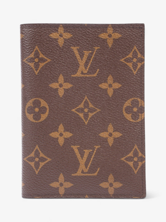 Louis Vuitton Passport Holder Monogram Coated Canvas