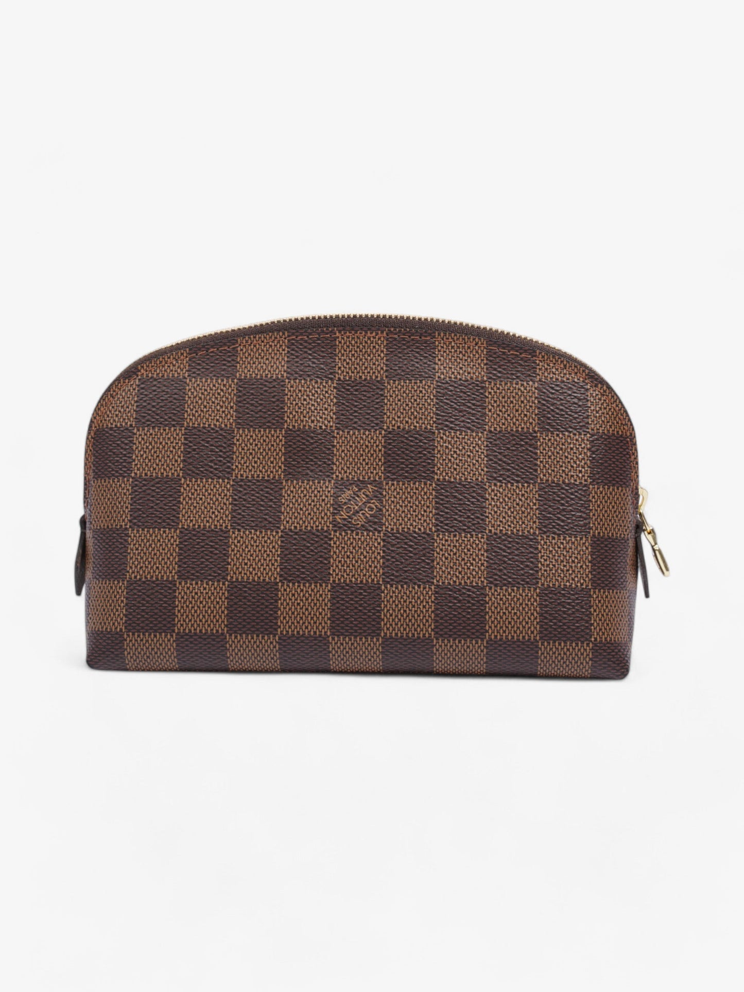 Louis Vuitton LV cosmetic PM pouch Damier Ebene Coated Canvas