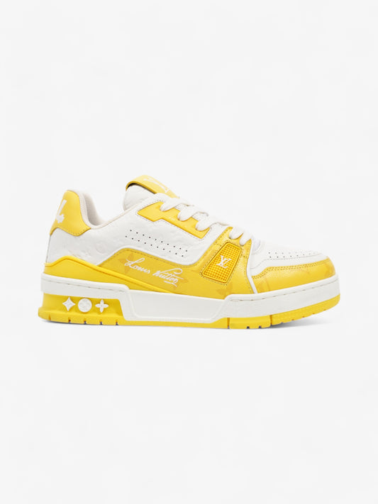 Louis Vuitton LV 54 Sneakers White  / Yellow Leather EU 35 UK 2