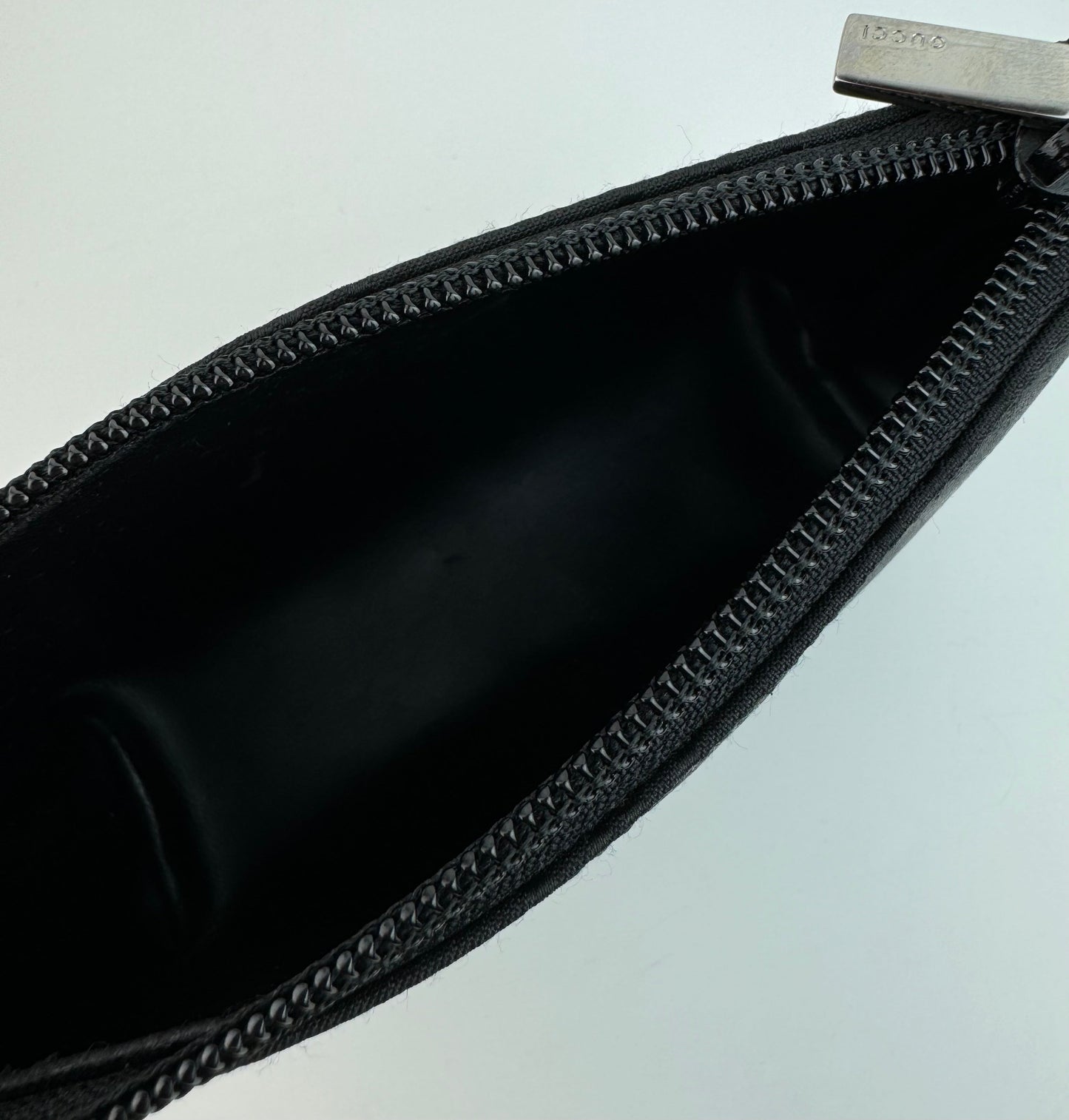 Gucci Nylon Monogram Cosmetic Pouch Black