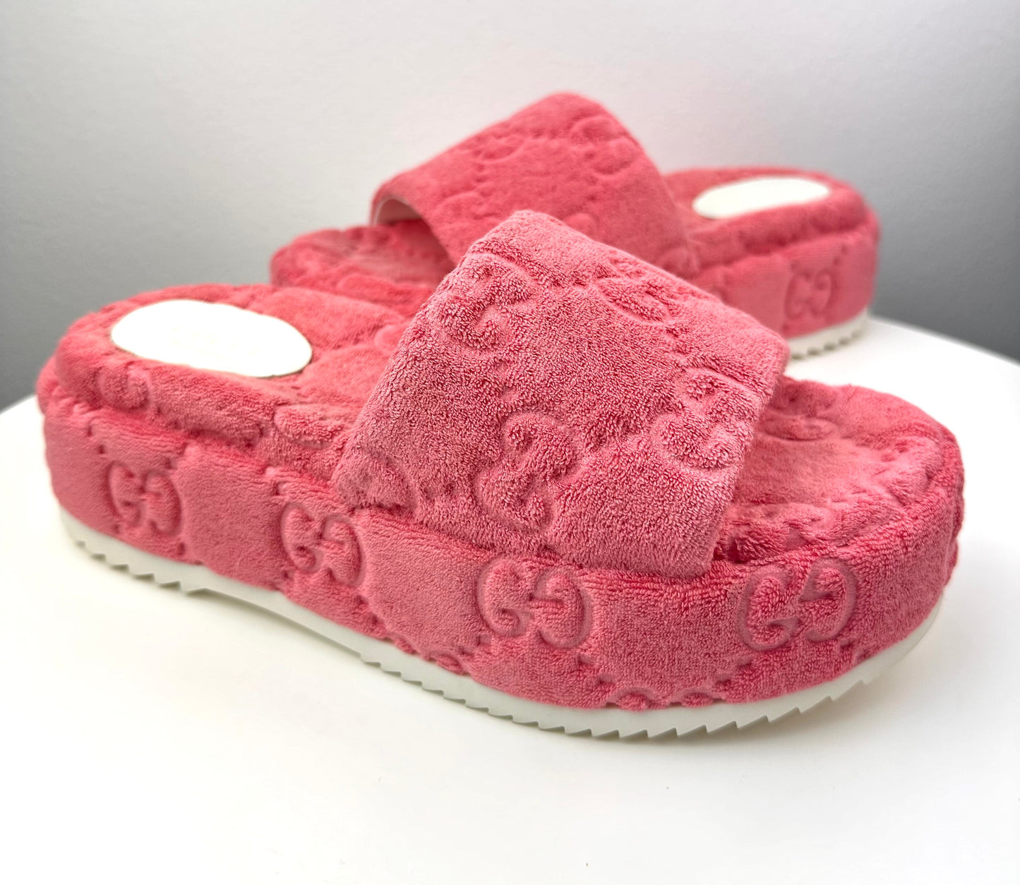 Gucci GG Terry Platform Sandals