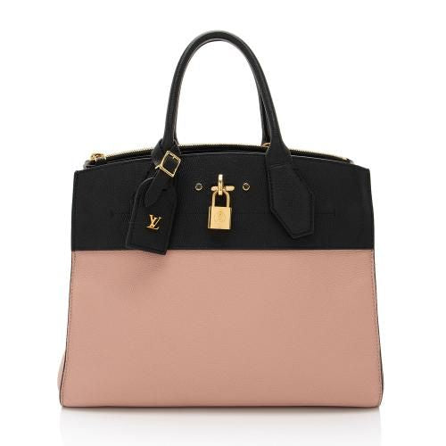 Louis Vuitton City Steamer MM Pebbled Calf