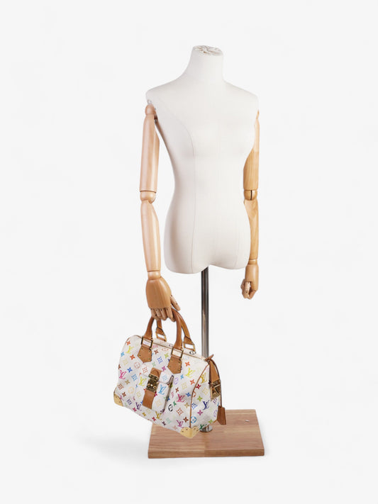 Louis Vuitton Speedy Monogram Multicolour / White Coated Canvas 30