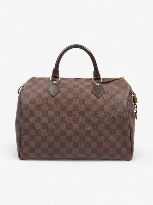 Louis Vuitton Speedy 30 Damier Ebene Coated Canvas