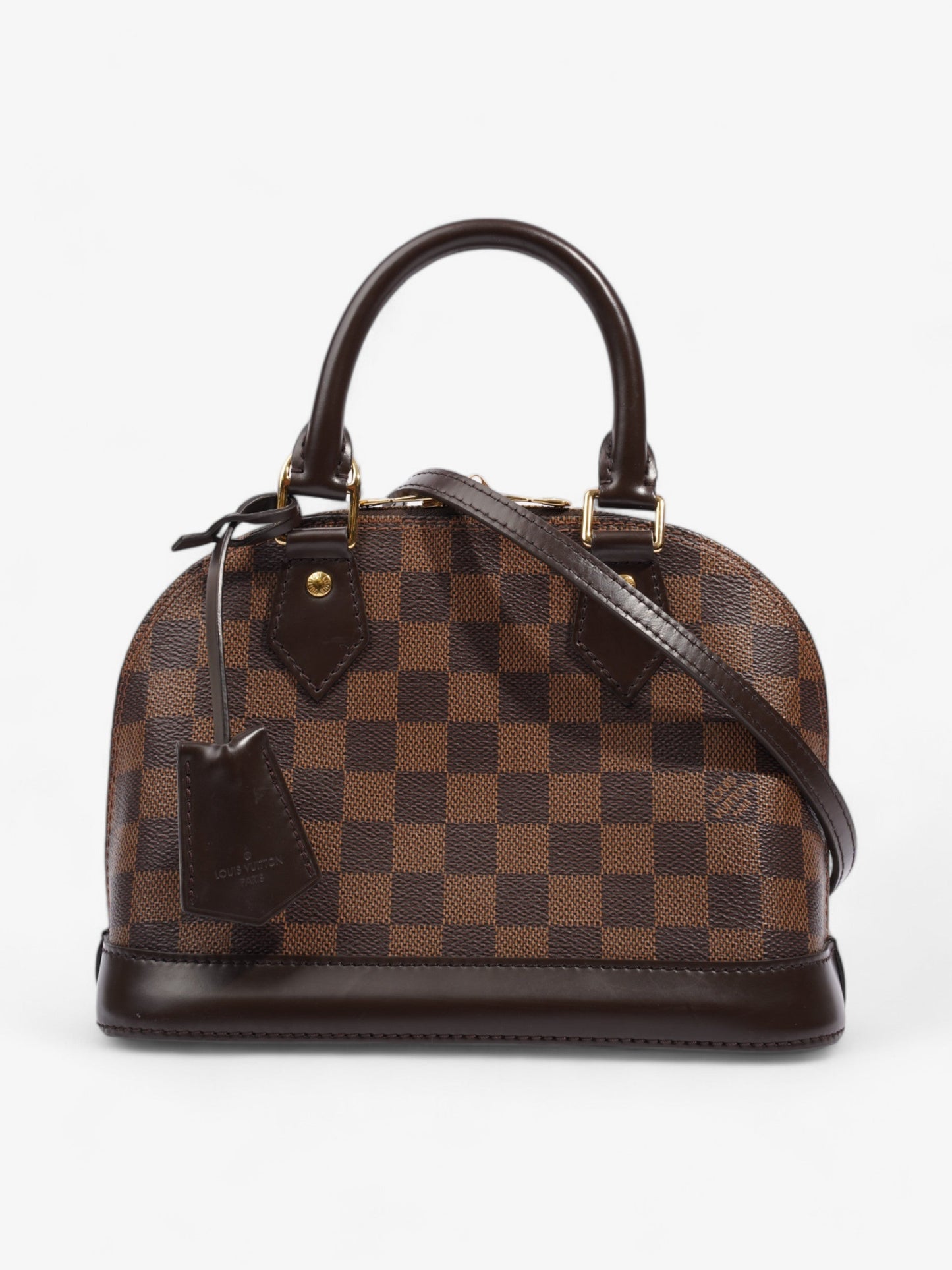 Louis Vuitton Alma Damier Ebene Coated Canvas BB