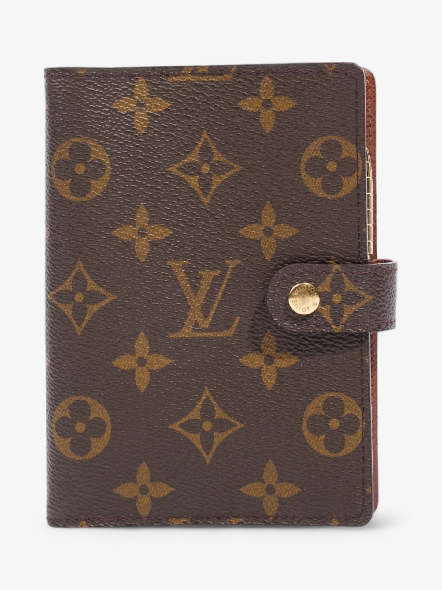 Louis Vuitton Agenda Cover Monogram Coated Canvas Small