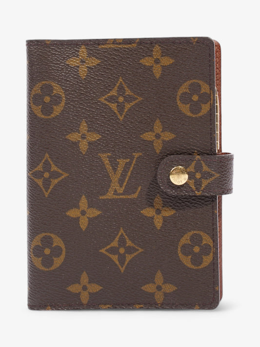 Louis Vuitton Agenda Cover Monogram Coated Canvas Small