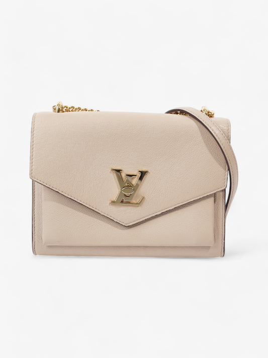 Louis Vuitton Mylockme Greige Calfskin Leather BB