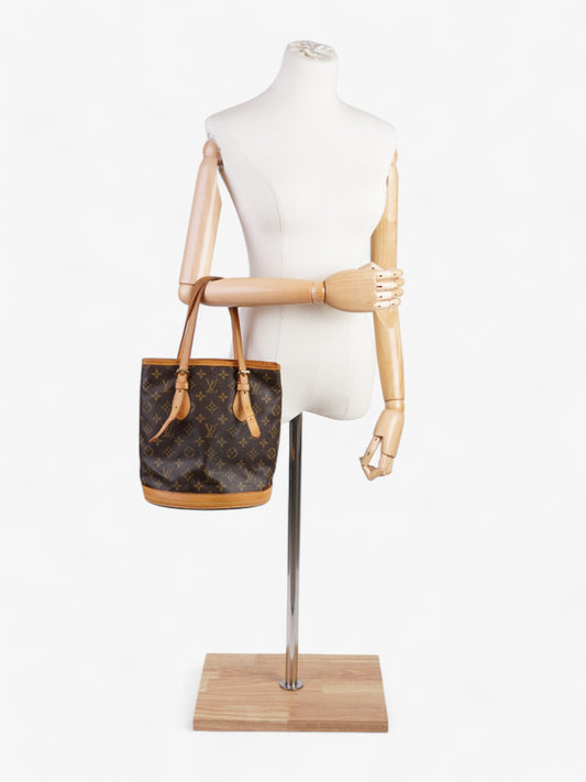 Louis Vuitton Bucket Bag Monogram Coated Canvas PM