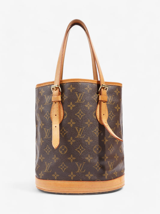 Louis Vuitton Bucket Bag Monogram Coated Canvas PM