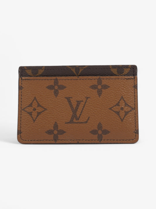 Louis Vuitton Card holder Brown / Monogram Coated Canvas