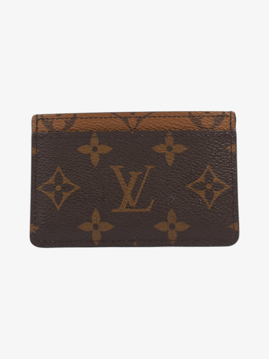 Louis Vuitton Card holder Brown / Monogram Coated Canvas