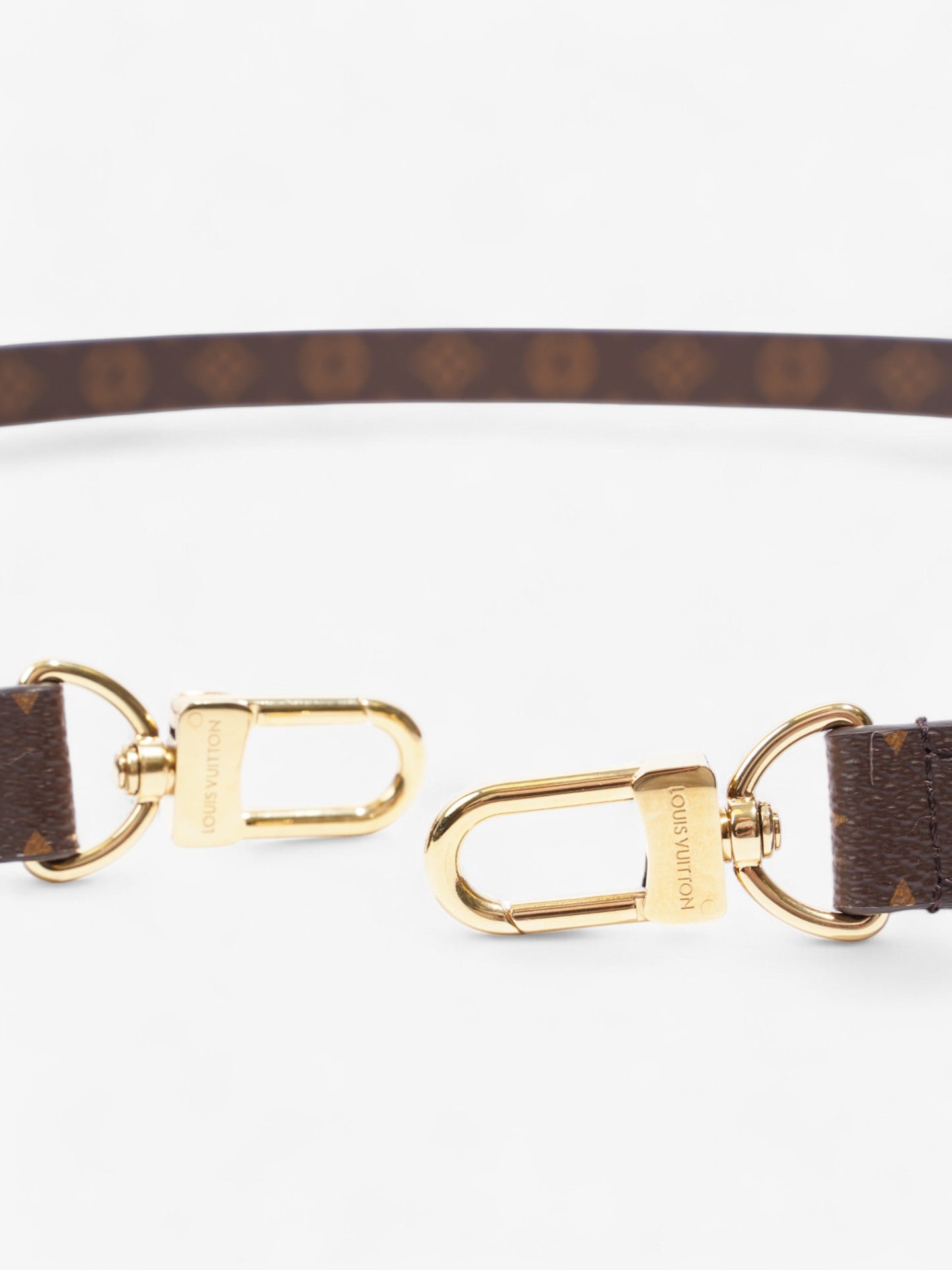 Louis Vuitton Bandoulière Bag Strap Monogram / Gold Canvas