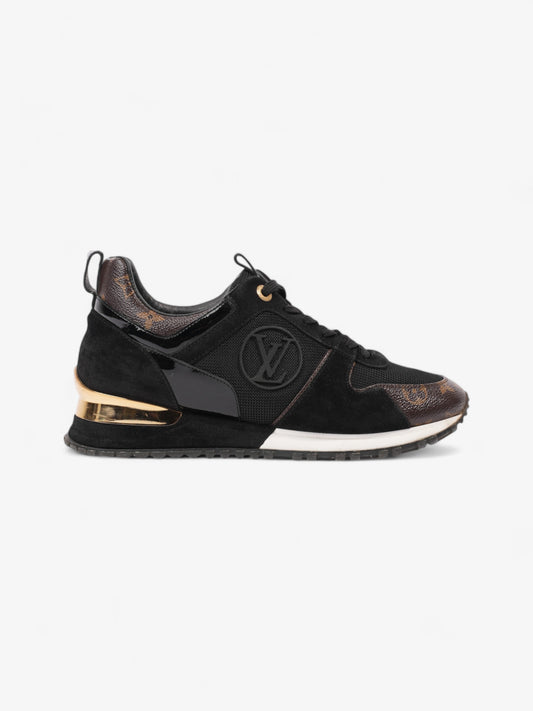 Louis Vuitton Run Away Monogram / Black / Gold Suede EU 39.5 UK 6.5