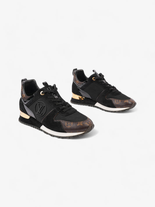 Louis Vuitton Run Away Monogram / Black / Gold Suede EU 39.5 UK 6.5
