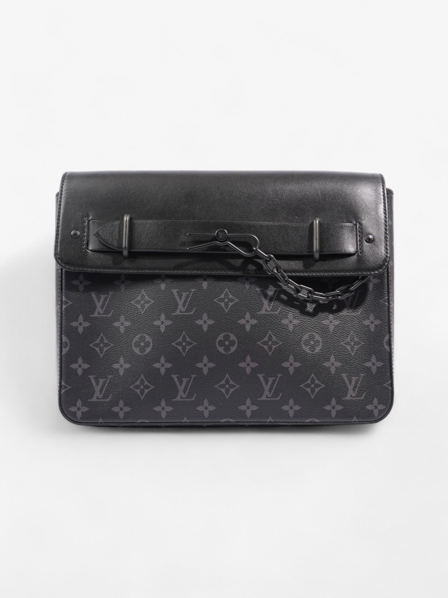 Louis Vuitton Pochette Steamer Monogram Eclipse Coated Canvas