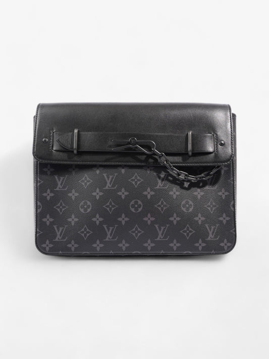 Louis Vuitton Pochette Steamer Monogram Eclipse Coated Canvas