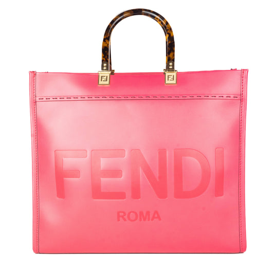 Fendi Medium Sunshine Tote in Fucshia