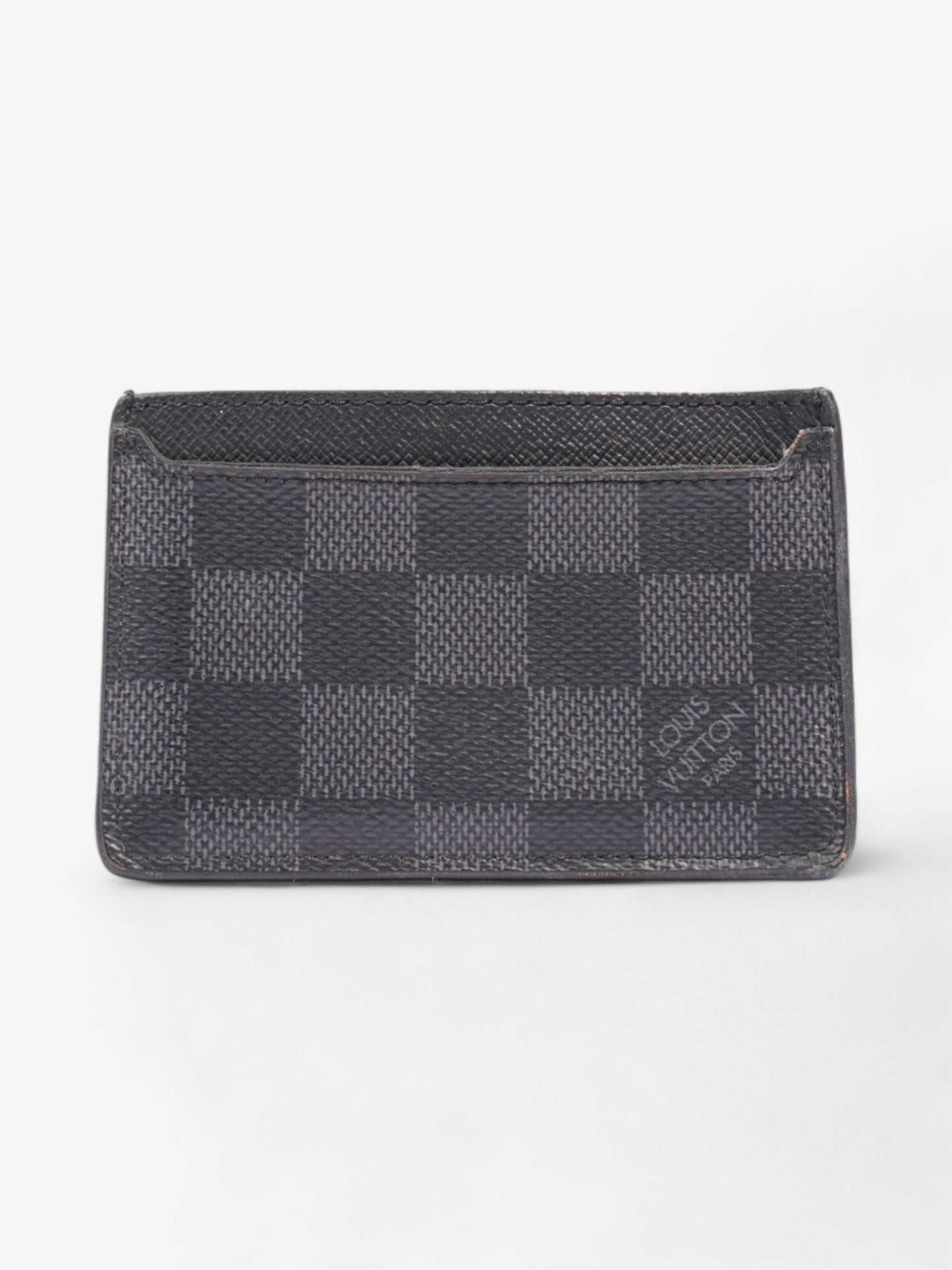 Louis Vuitton LV Card Holder Damier Graphite Coated Canvas