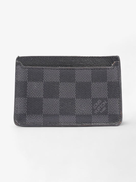 Louis Vuitton LV Card Holder Damier Graphite Coated Canvas