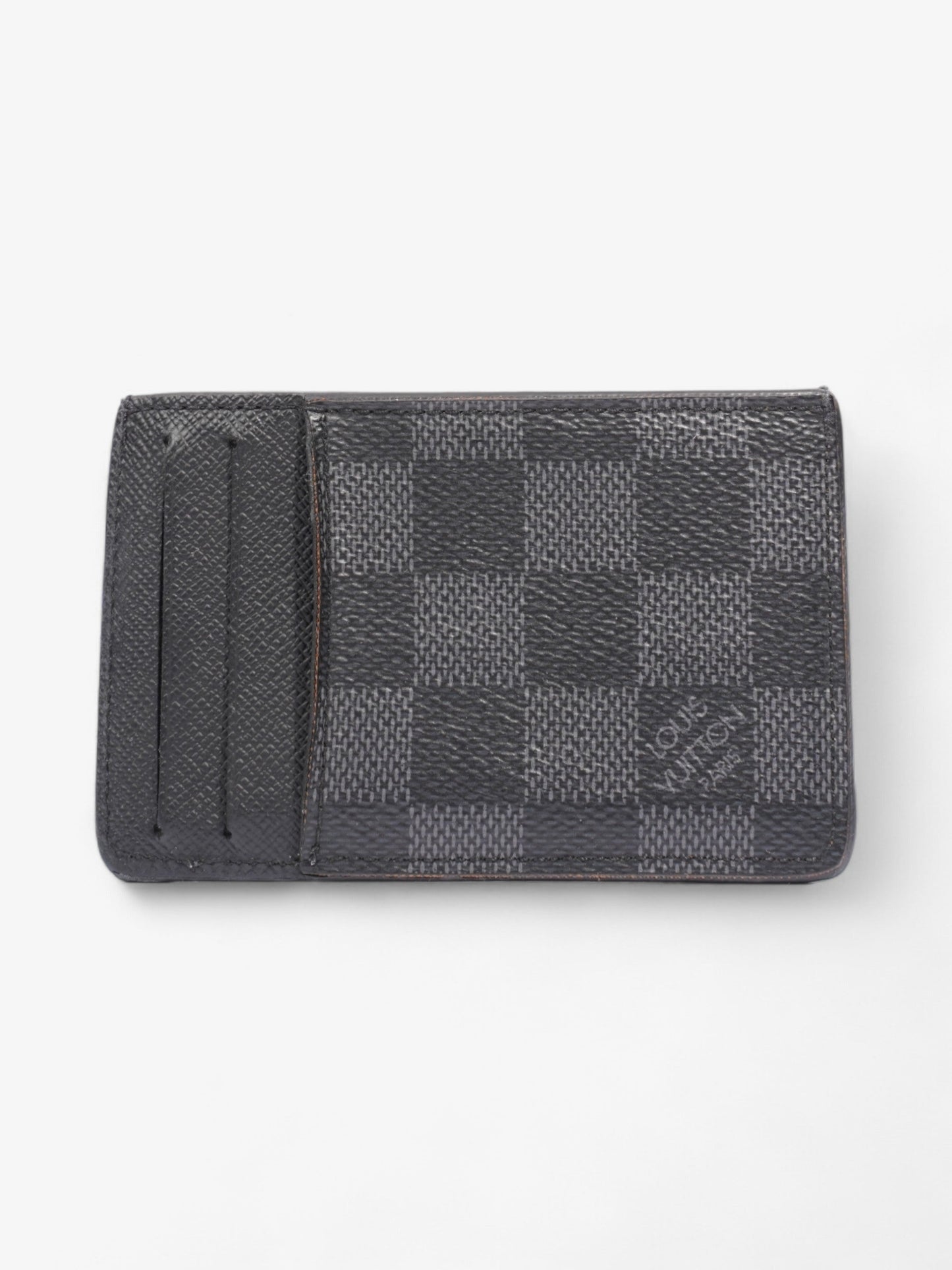 Louis Vuitton LV Card Holder Damier Graphite Coated Canvas