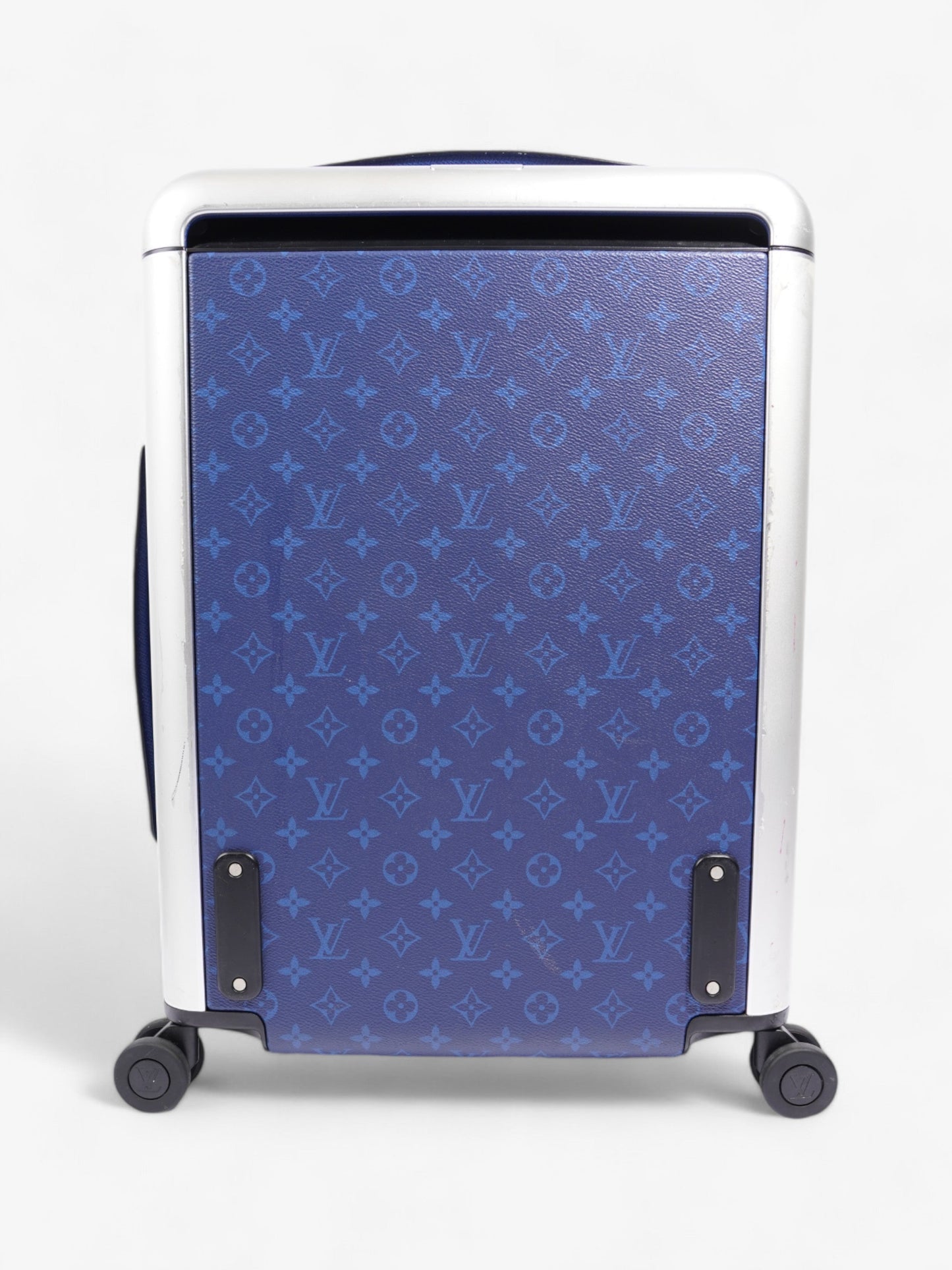 Louis Vuitton Horizon 55 Suitcase Blue Monogram Coated Canvas 55