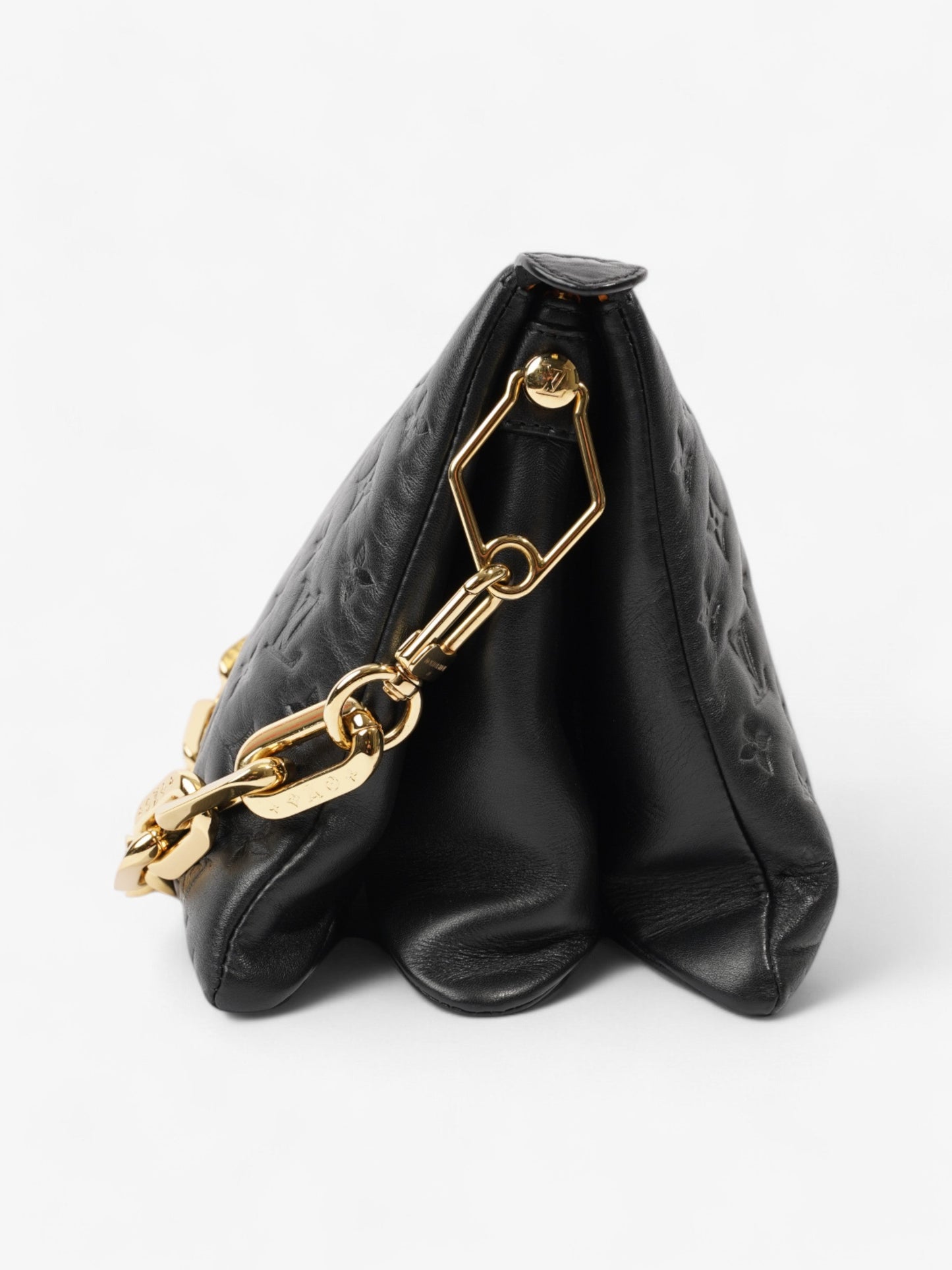 Louis Vuitton Coussin Black Lambskin Leather MM