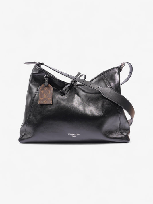 Louis Vuitton CarryAll Vibe Black / Monogram Leather MM