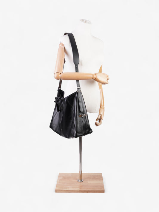 Louis Vuitton CarryAll Vibe Black / Monogram Leather MM