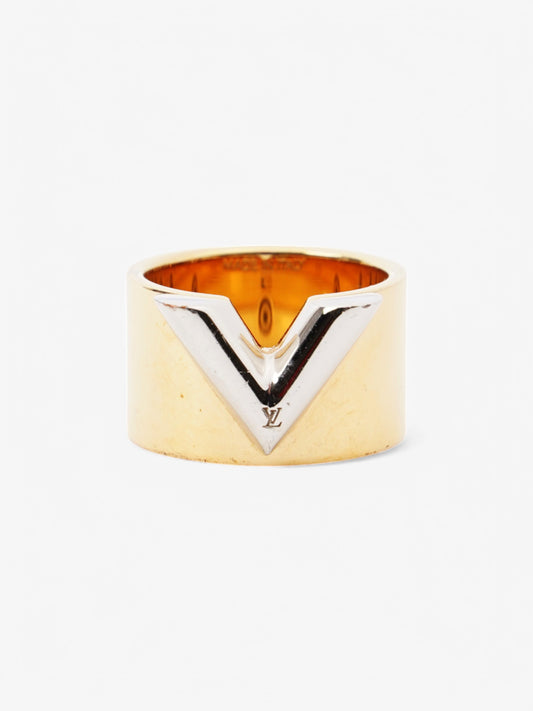 Louis Vuitton Essential V Ring Gold Base Metal L