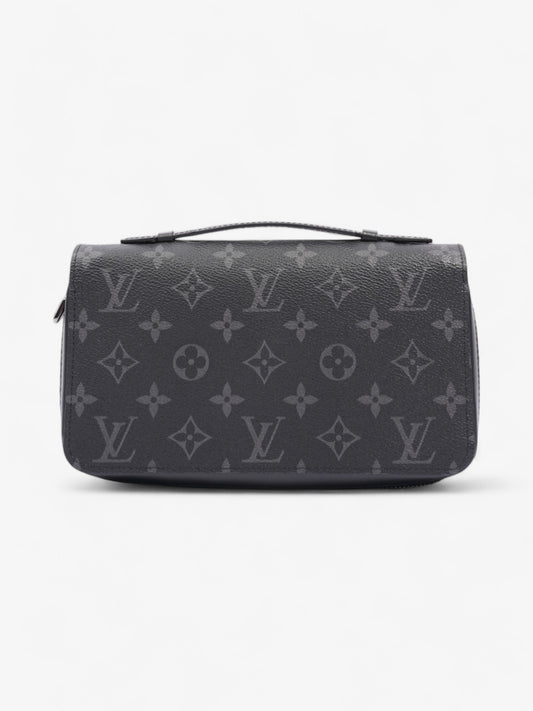Louis Vuitton Zippy Wallet Monogram Eclipse Coated Canvas XL