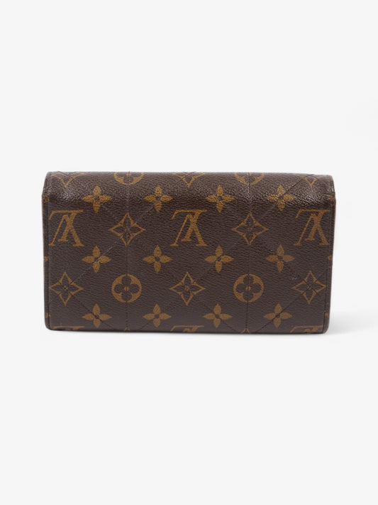 Louis Vuitton Sarah Wallet Monogram / Gold Coated Canvas