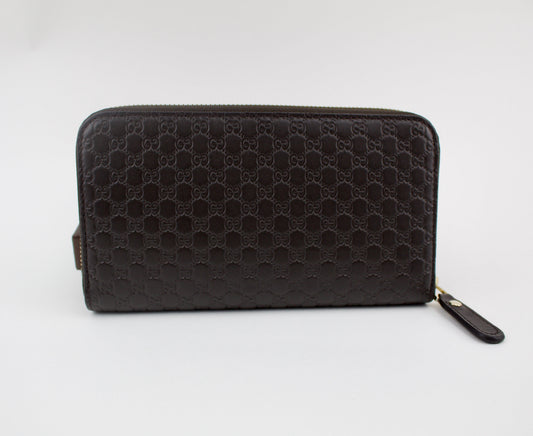 GUCCI MICROGUCCISSIMA ZIP AROUND WALLET