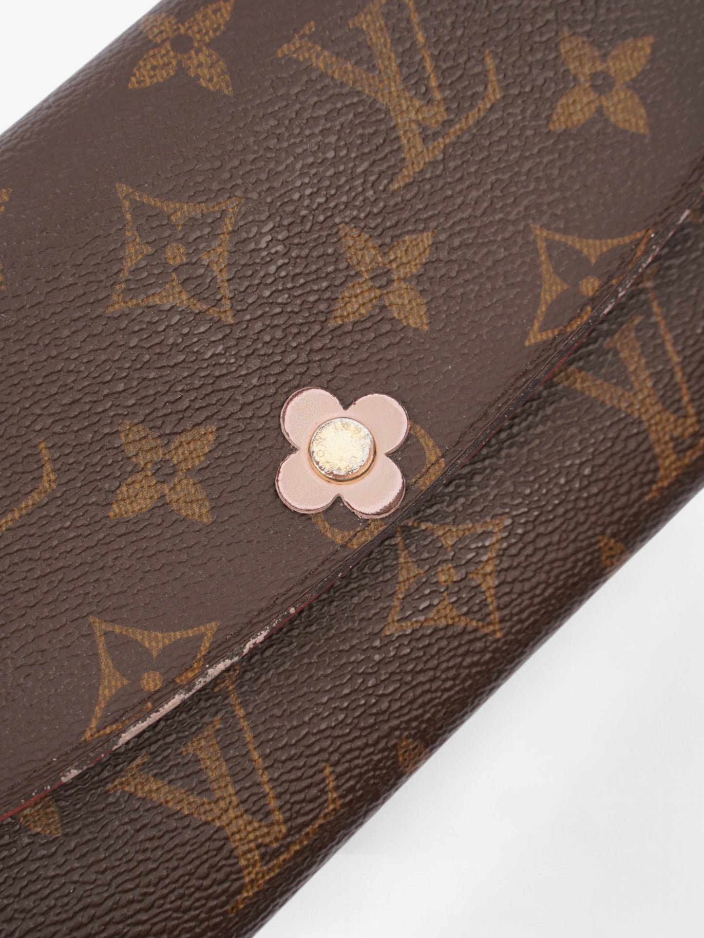 Louis Vuitton Emilie Wallet Blooming Flowers Monogram / Rose Ballerine Canvas