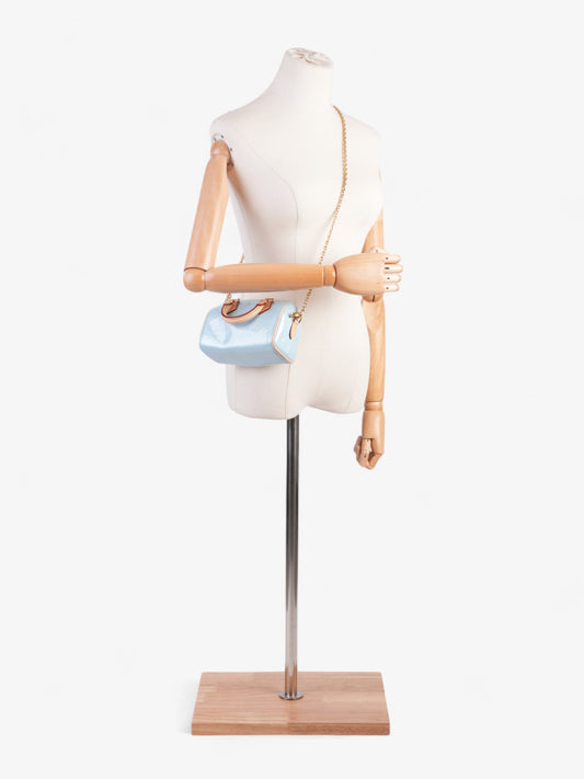 Louis Vuitton Speedy Sky Blue Vernis Leather Nano