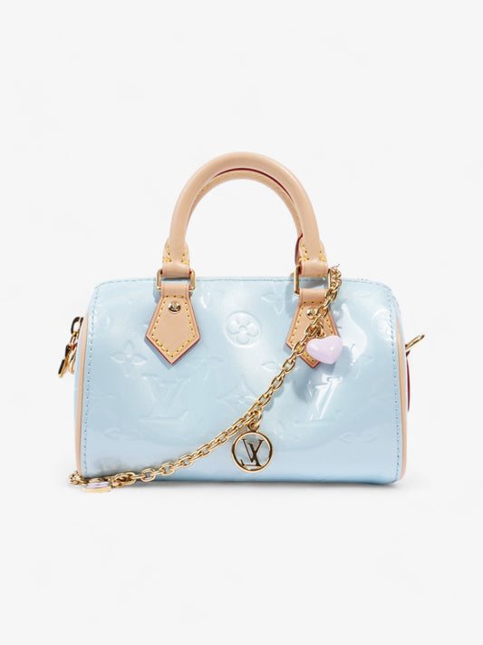 Louis Vuitton Speedy Sky Blue Vernis Leather Nano
