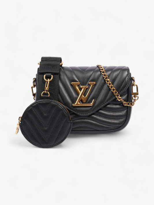 Louis Vuitton New Wave Multi-Pochette Black Calfskin Leather