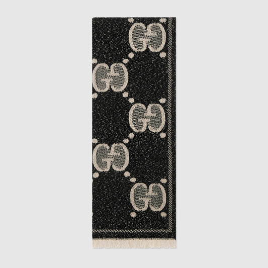 Gucci GG Wool Jacquard Scarf