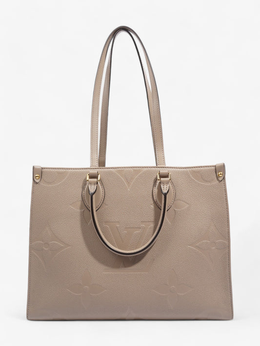 Louis Vuitton On the Go Monogram Empreinte / Beige Empreinte Leather MM