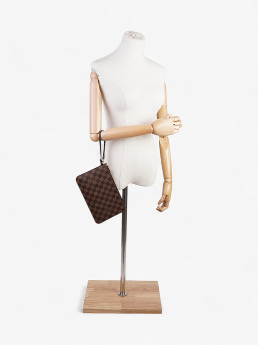 Louis Vuitton Neverful Pochette Damier Ebene Coated Canvas