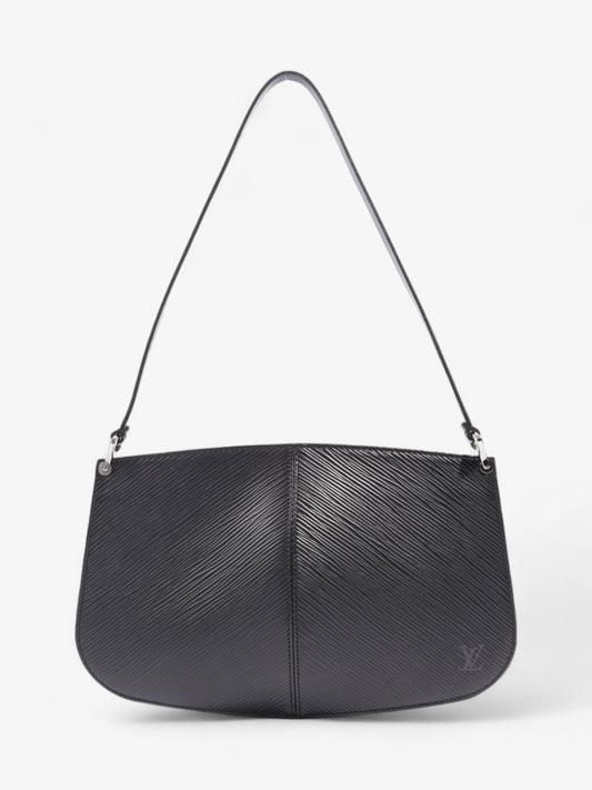 Louis Vuitton Demi Lune Pochette Black Epi Leather
