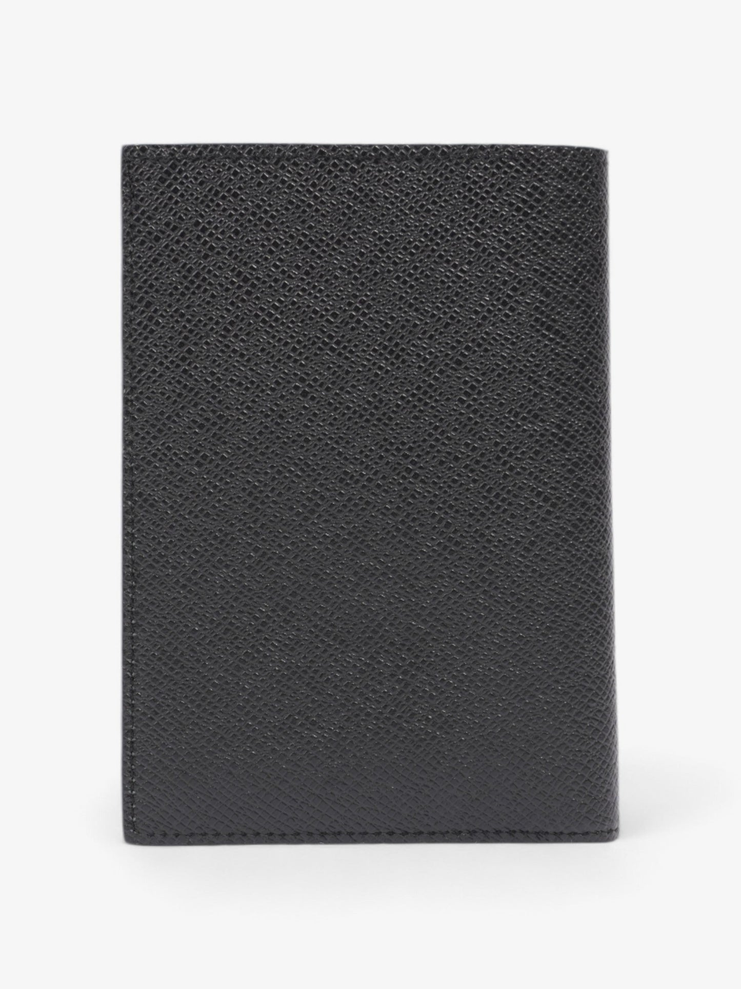 Louis Vuitton Passport Cover Black Leather